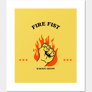 Fire Fist | Karate Group Posters and Art